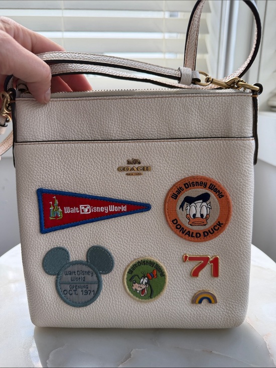 Coach Handbags - Disney x Coach Kitt Messenger Crossbody Bag With Patches [limited edition]